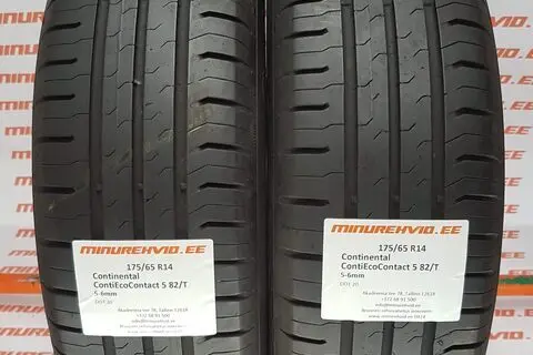 Used summer tire 175/65R14 Continental ContiEcoContact 5 82/T