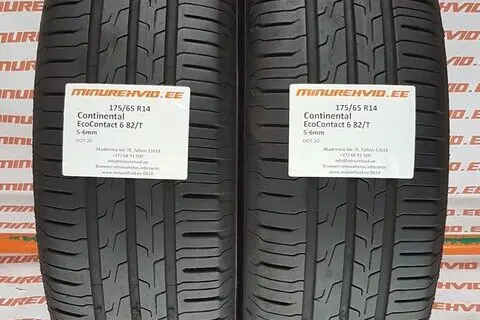 Used summer tire 175/65R14 Continental EcoContact 6 82/T