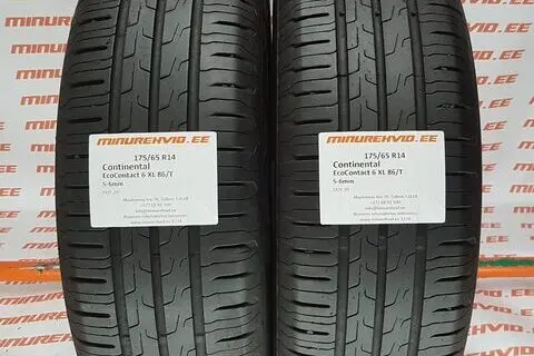 Used summer tire 175/65R14 Continental EcoContact 6 XL 86/T