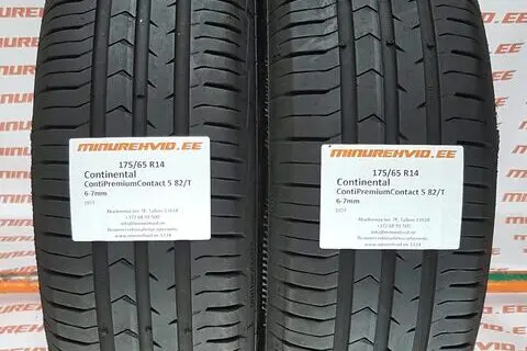 Used summer tire 175/65R14 Continental ContiPremiumContact 5 82/T