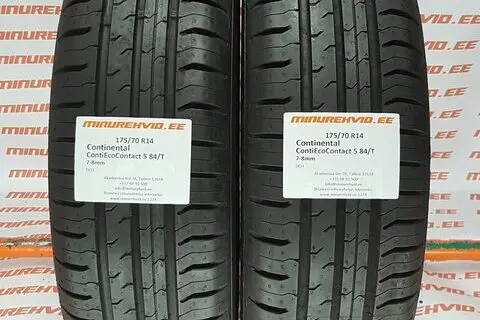 Used summer tire 175/70R14 Continental ContiEcoContact 5 84/T