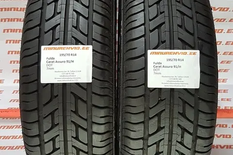 Used summer tire 195/70R14 Fulda Carat Assuro 91/H