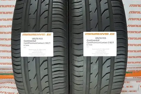 Подержанный летняя шина 185/55R15 Continental ContiPremiumContact 2 82/T