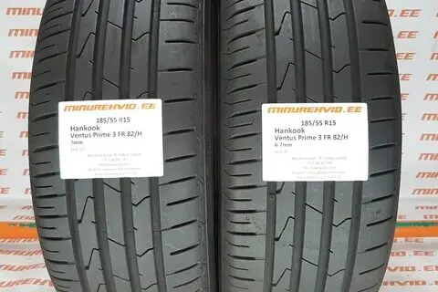 Подержанный летняя шина 185/55R15 Hankook Ventus Prime 3 FR 82/H