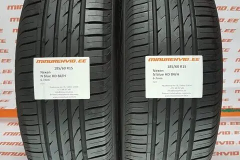 Подержанный летняя шина 185/60R15 Nexen N blue HD 84/H.