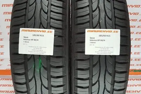 Подержанный летняя шина 185/60R15 Sava Intensa HP 84/H