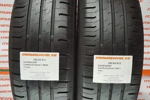 Подержанный летняя шина 185/65R15 Continental ContiEcoContact 5 88/H/T