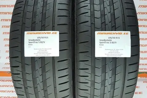 Kasutatud suverehv 195/50R15 Vredestein SportTrac 5 82/V