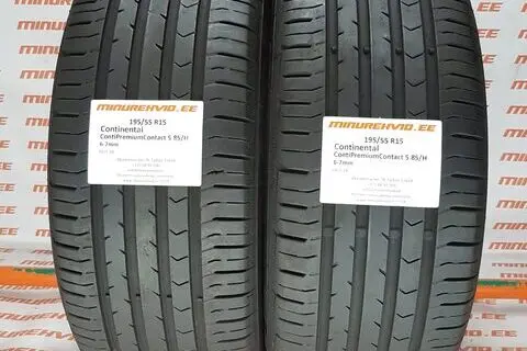 Kasutatud suverehv 195/55R15 Continental ContiPremiumContact 5 85/H