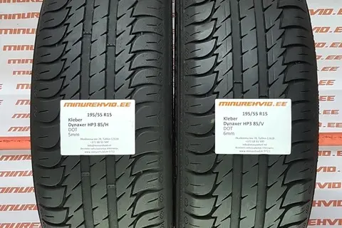 Kasutatud suverehv 195/55R15 Kleber Dynaxer HP3 85H/V