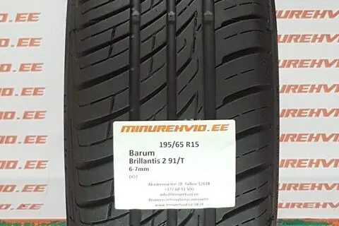 Kasutatud suverehv 195/65R15 Barum Brillantis 2 91/T