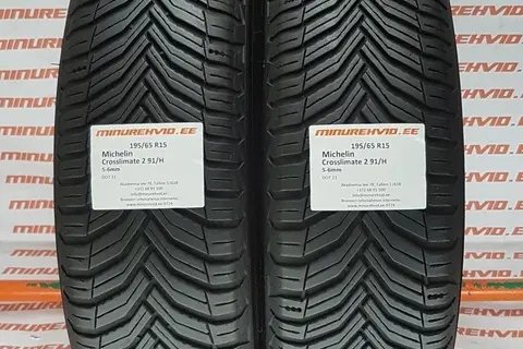 Kasutatud suverehv 195/65R15 Michelin CrossClimate 2 91/H