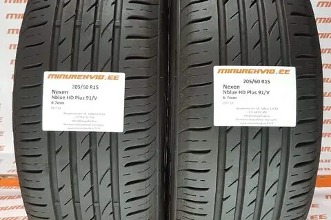 Kasutatud suverehv 205/60R15 Nexen Nblue HD Plus 91/V