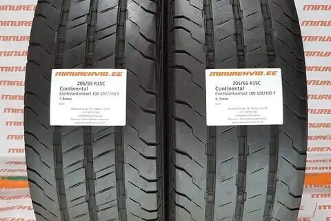 Kasutatud suverehv 205/65R15 Continental ContiVanContact 100 102/100 T