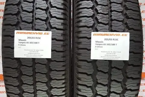 Kasutatud suverehv 205/65R15 Maxxis Vanpro AS 102/100 T