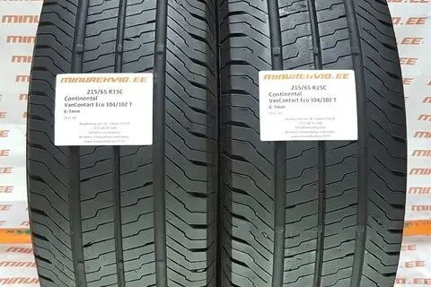 Kasutatud suverehv 215/65R15 Continental VanContact Eco 104/102 T
