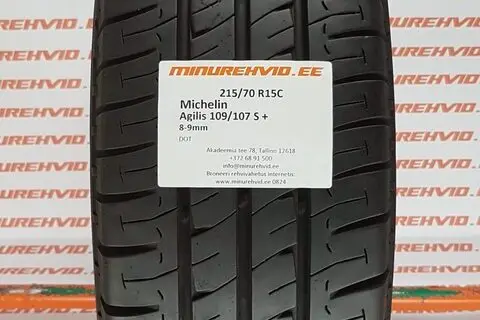 Kasutatud suverehv 215/70R15 Michelin Agilis 109/107 S +