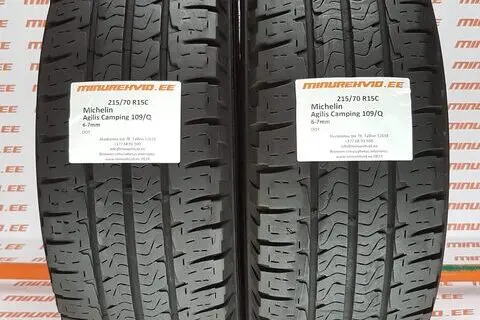 Kasutatud suverehv 215/70R15 Michelin Agilis Camping 109/Q