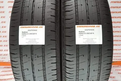 Kasutatud suverehv 215/70R15 Nokian Hakka C2 109/107 R