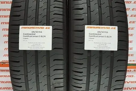 Kasutatud suverehv 185/50R16 Continental ContiEcoContact 5 81/H