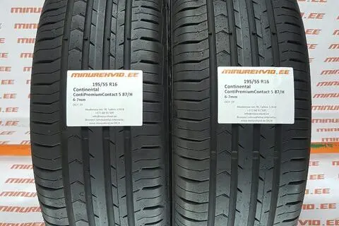 Kasutatud suverehv 195/55R16 Continental ContiPremiumContact 5 87/H