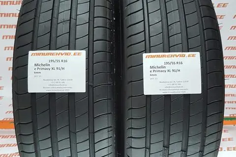 Kasutatud suverehv 195/55R16 Michelin e Primacy XL 91/H