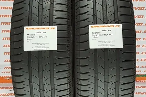 Kasutatud suverehv 195/60R16 Michelin Energy Saver 89/V MO
