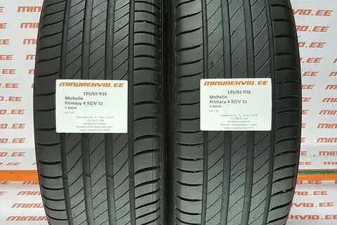 Kasutatud suverehv 195/65R16 Michelin Primacy 4 92/V S1