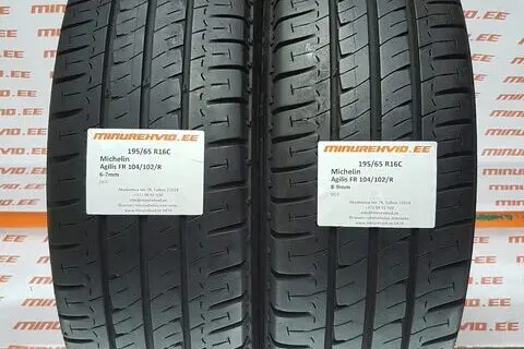Kasutatud suverehv 195/65R16 Michelin Agilis FR 104/102/R
