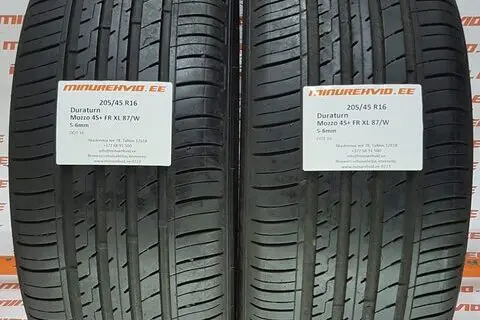 Kasutatud suverehv 205/45R16 Duraturn Mozzo 4S+ FR XL 87/W