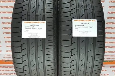 Kasutatud suverehv 205/50R16 Continental PremiumContact 6 87/W