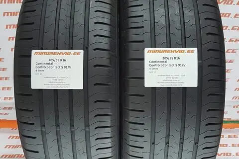 Kasutatud suverehv 205/55R16 Continental ContiEcoContact 5 91/V