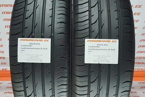 Used summer tire 205/55R16 Continental ContiPremiumContact 2E 91/H/