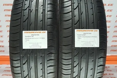 Used summer tire 205/55R16 Continental ContiPremiumContact 2 FR 91/V