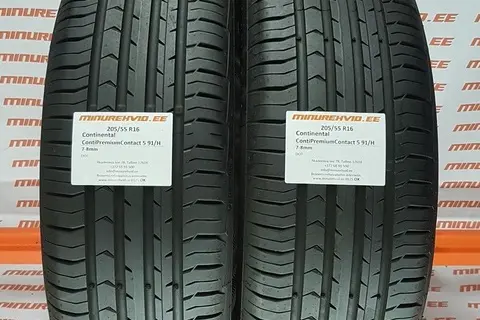 Used summer tire 205/55R16 Continental ContiPremiumContact 5 91/H