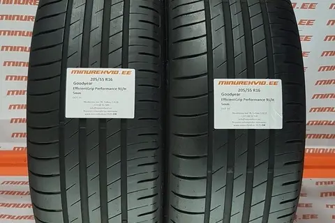 Used summer tire 205/55R16 GoodYear EfficientGrip Performance 91/H