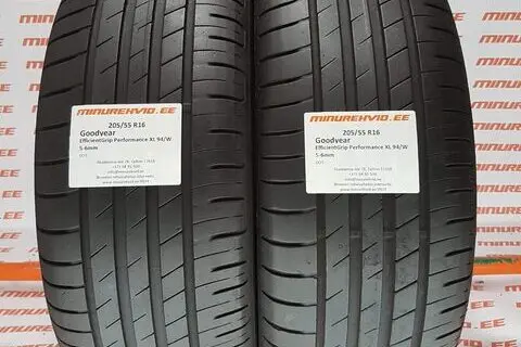 Used summer tire 205/55R16 GoodYear EfficientGrip Performance XL 94/W