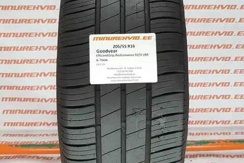 Used summer tire 205/55R16 GoodYear EfficientGrip Performance 91/V LRR