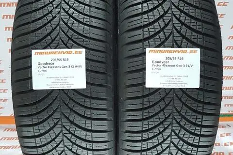 Used summer tire 205/55R16 GoodYear Vector 4Seasons Gen-3 XL 94/V 91/V