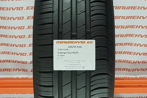 Used summer tire 205/55R16 Hankook Kinergy Eco 91/H