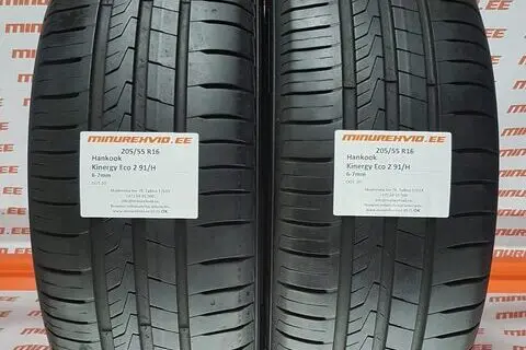 Used summer tire 205/55R16 Hankook Kinergy Eco 2 91/H