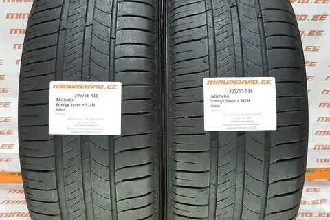 Used summer tire 205/55R16 Michelin Energy Saver + 91/H/V