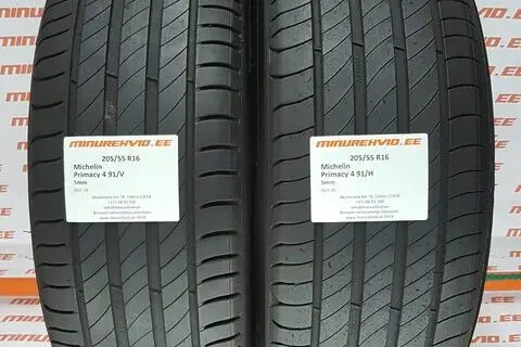 Used summer tire 205/55R16 Michelin Primacy 4 FR 91/V/H