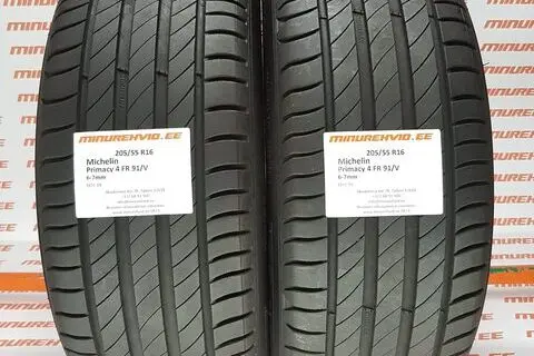 Used summer tire 205/55R16 Michelin Primacy 4 FR 91/V/W