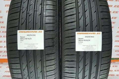Used summer tire 205/55R16 Nexen Nblue HD 91/V/H