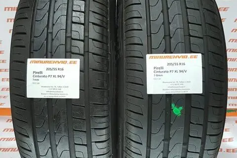 Kasutatud suverehv 205/55R16 Pirelli Cinturato P7 XL 94/V