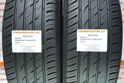 Kasutatud suverehv 205/55R16 Summerstar 3+ Sport 91/V