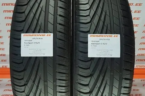 Kasutatud suverehv 205/55R16 Uniroyal RainSport 3 91/V