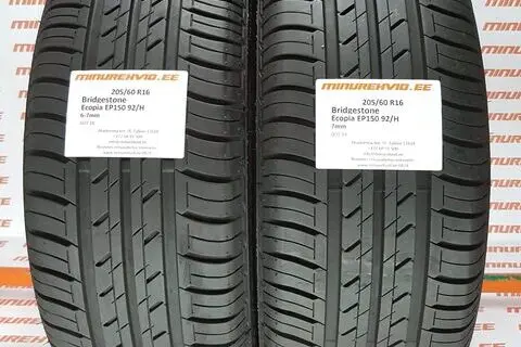 Kasutatud suverehv 205/60R16 Bridgestone Ecopia EP150 92/H