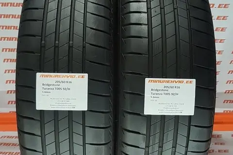 Kasutatud suverehv 205/60R16 Bridgestone Turanza T005 92/H